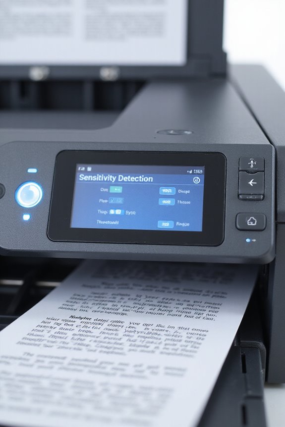 configuring scanners for sensitivity