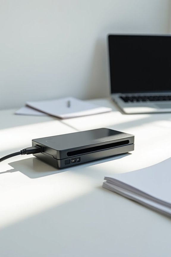 connect scanner via firewire