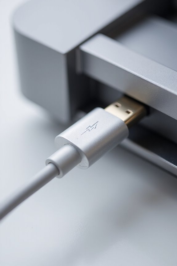connect scanner via thunderbolt