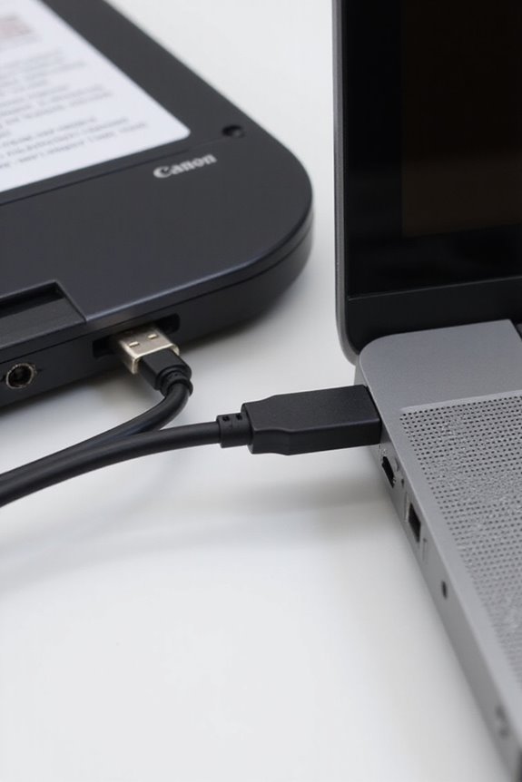 connecting canon scanner setup