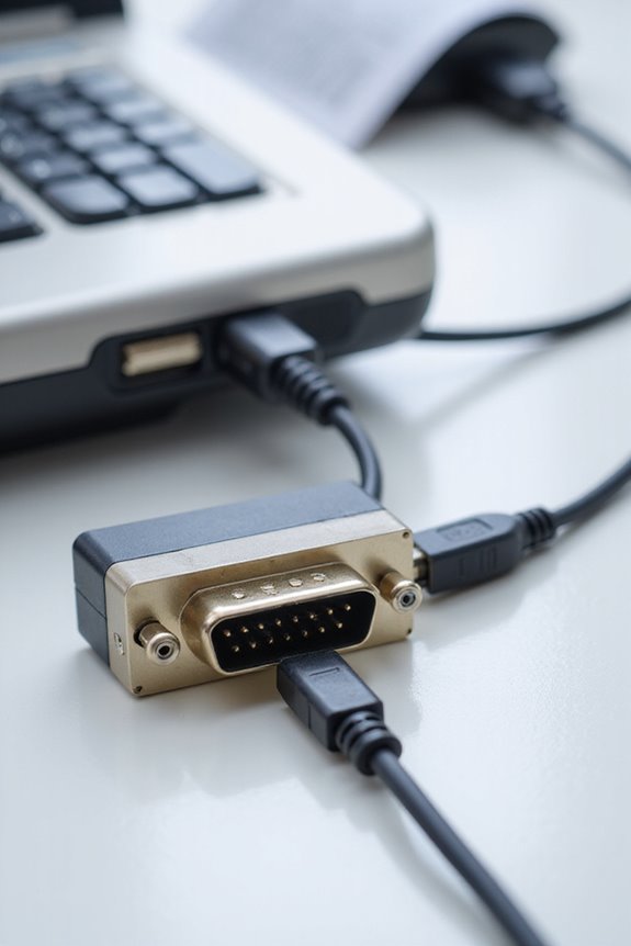 connecting scanners with adapters