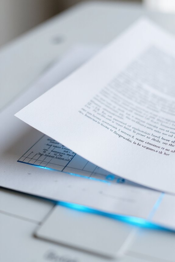 deskew enhances document quality