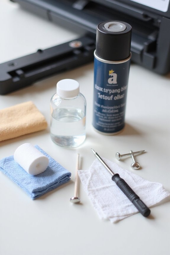 gathering cleaning supplies efficiently