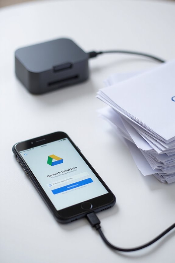 google drive scanning setup