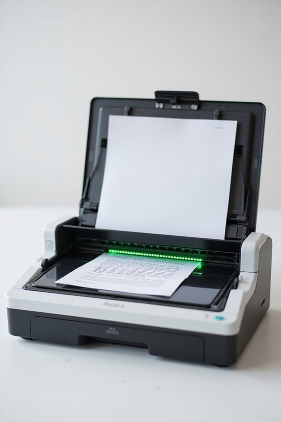 high quality document scanning process