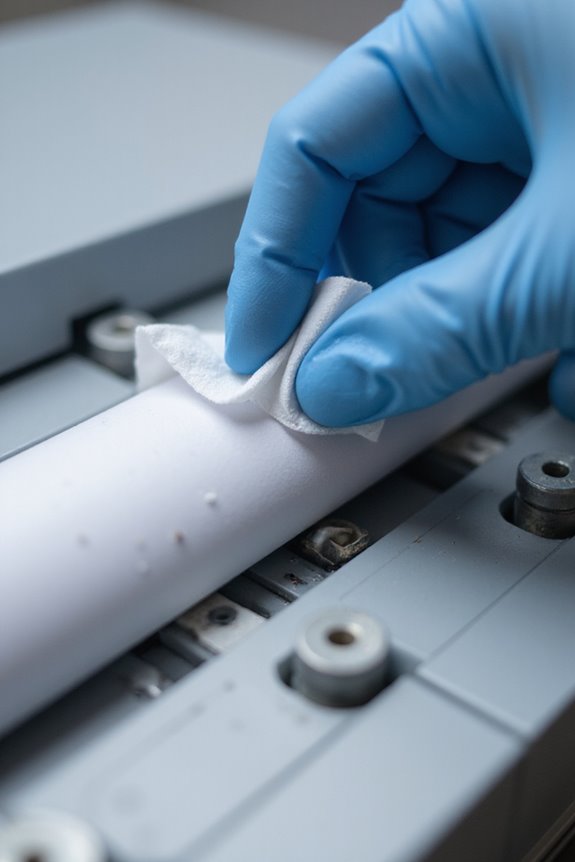 roller maintenance for scanners