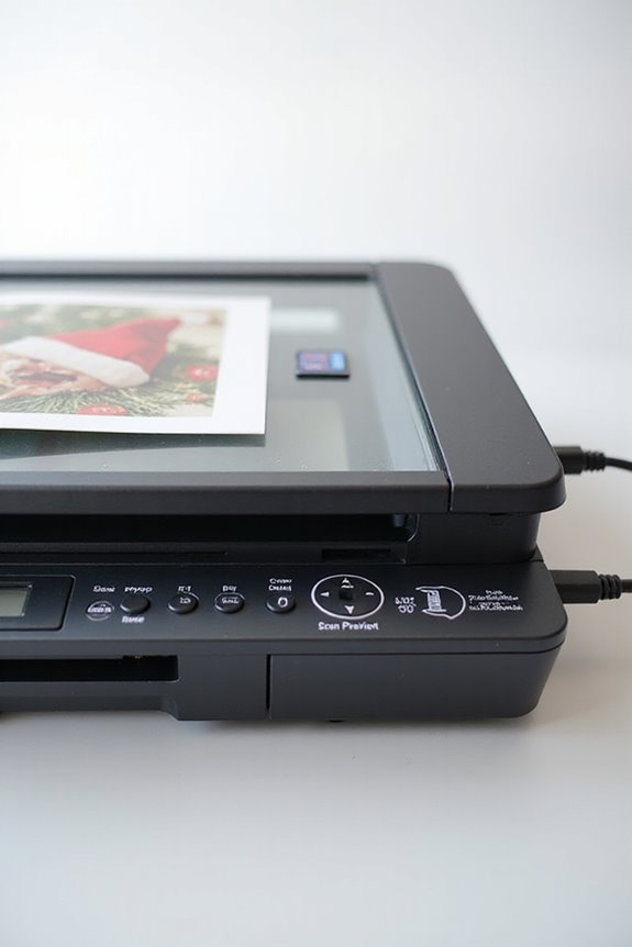 scanner settings for memories