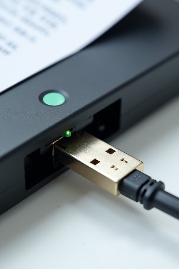 usb scanner connection troubleshooting