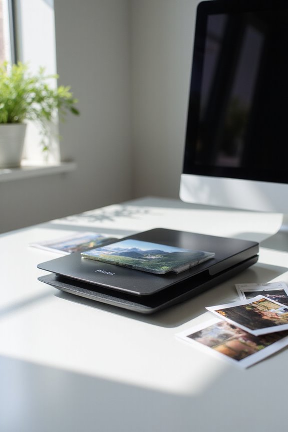 using plustek photo scanner